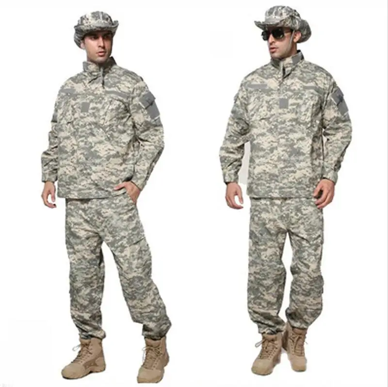 10 видов цветов, новая мужская униформа милитар, армейская Тактическая Военная униформа, военный солдат, уличная Боевая ACU, камуфляжная специальная одежда, брюки макси XS~ 2XL - Цвет: ACU