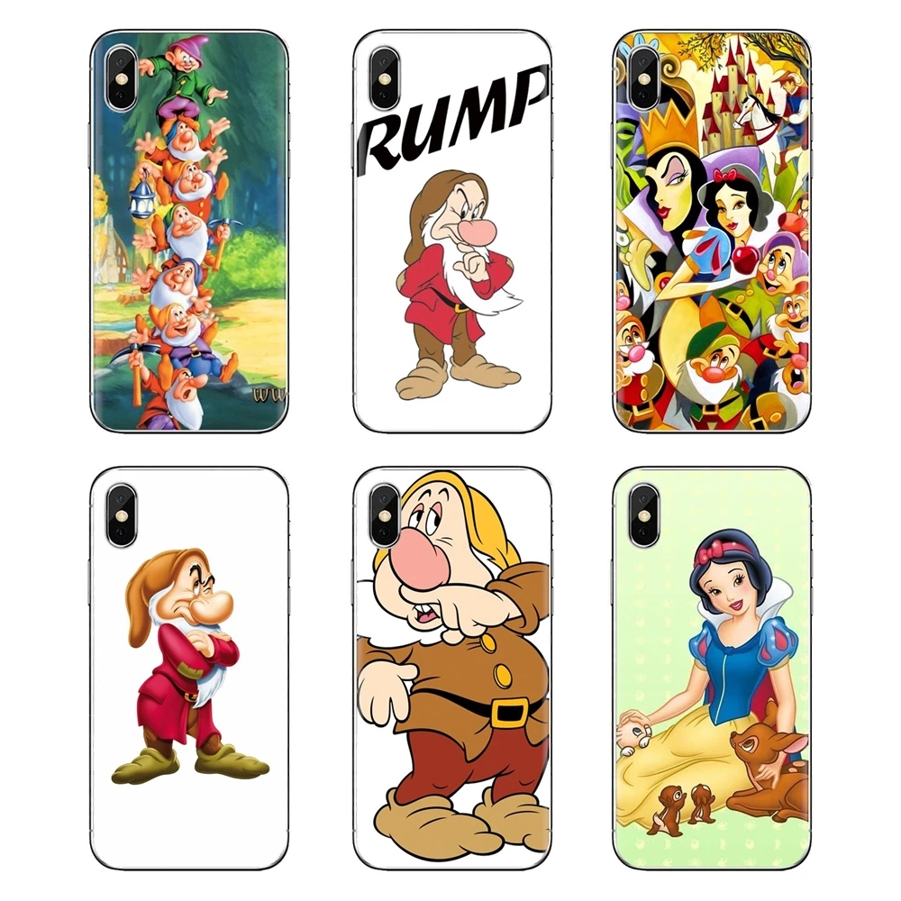 Чехол Grumpy Snow White the Seven Dwarfs для iPhone XS Max XR X 4 4s 5 5S 5C SE 6 6S 7 8 Plus samsung Galaxy J1 J3 J5 J7 A3 A5 |