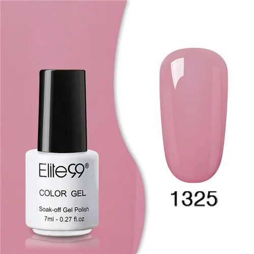 Elite99 неоновый гель для лака для ногтей набор в цветах радуги УФ 7 мл гель для дизайна ногтей набор для маникюра гель лак верхнее покрытие - Цвет: 1325