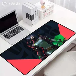 Valorant grande tapete de teclado mecânico personalizado almofada tinta anime mouse pad gamer computador acessórios mesa para escritório desktop