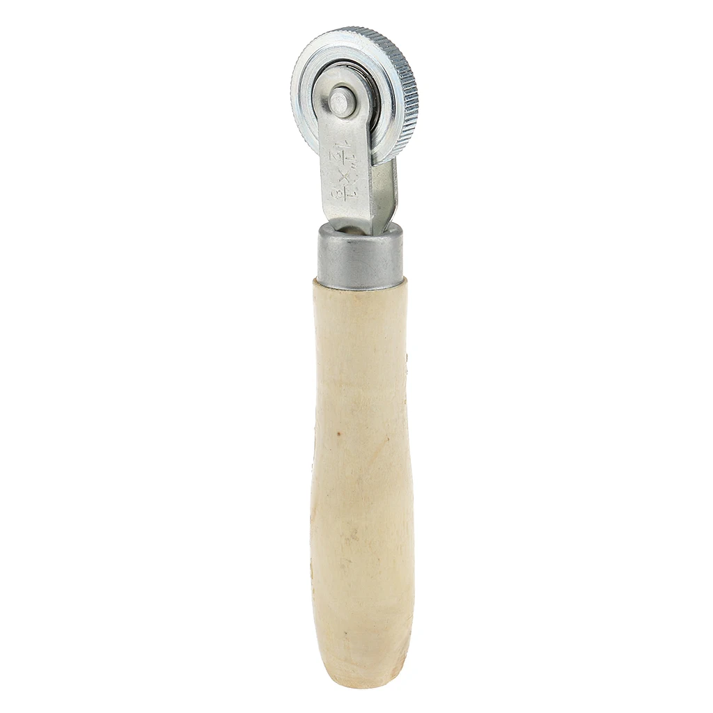 

Tyre Repair Serated Patch Roller Stitcher Tool with Durable Wooden Handle