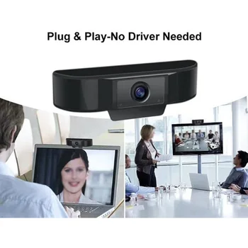

HD 1080P Webcam Autofocus Web Camera Cam For PC Laptop Desktop W/ Microphone 5 Million Pixels Auto Focusing