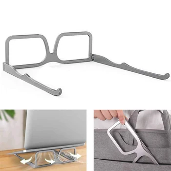 

Creative Foldable Glasses Laptop Stand Ergonomic 18°-32° Laptop Stand Suitable for All Laptops or Tablets Under 16Inches