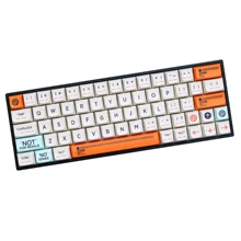 150 chaves/conjunto plástico tema pbt tintura subbed tampões de chave para mx switch teclado mecânico xda perfil keycap para 68 84 96 980m