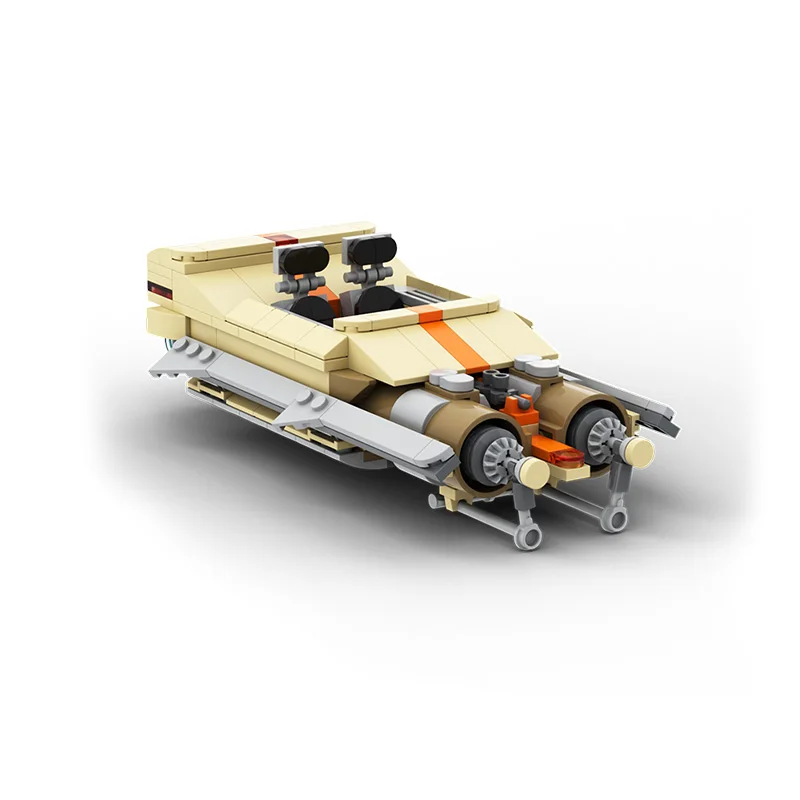 Игрушечный кирпич MOC WW-25L Air Speeder Airship строительные блоки модель летающего