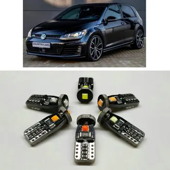 

Car Interior Led Light For vw polo golf 4 golf 7 golf 6 golf 5 passat b6 t5 passat b5 error free white red yellow pink