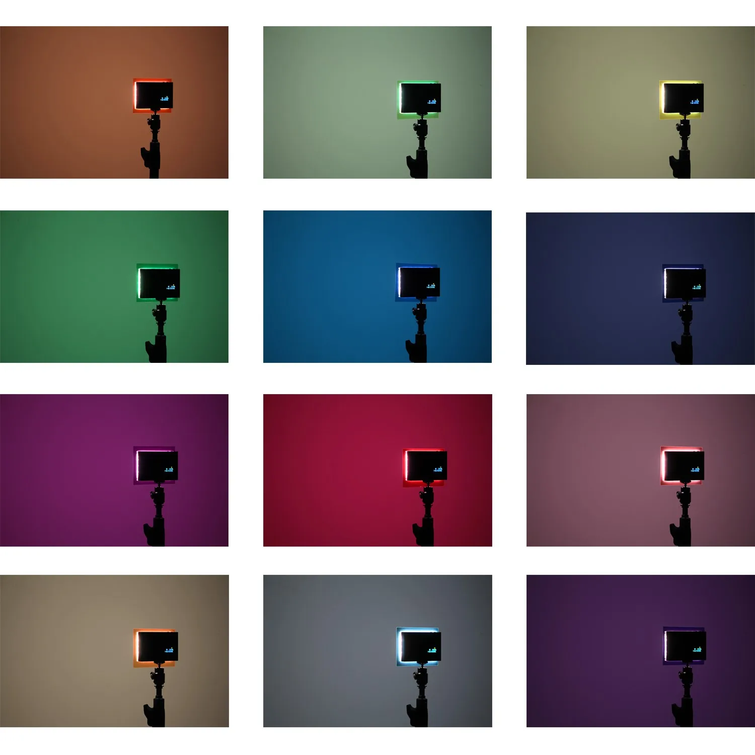  SOKANI X21 Pro LED Video Light 3200-6500K 122 LED Bulbs OLED Screen Build-in 3000mAh Battery For DS