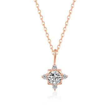 

Light Luxury Silver Ornaments, The Rest Of The Series, With The Same Five Pointed Star Zircon Pendant Necklace Accessories.