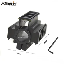 AloneFire M037 18 мм крепление для прицела винтовки для охоты на открытом воздухе тактическое Страйкбольное крепление для стрельбы из ружья Вивер прицел рельсовый зажим для трубы