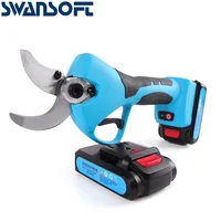 SWANSOFT 40mm Cutting Electric Pruning Shears Fast Shipping Pruning Scissors for Grape Vineyards Olive Branch Fruit Trees 2