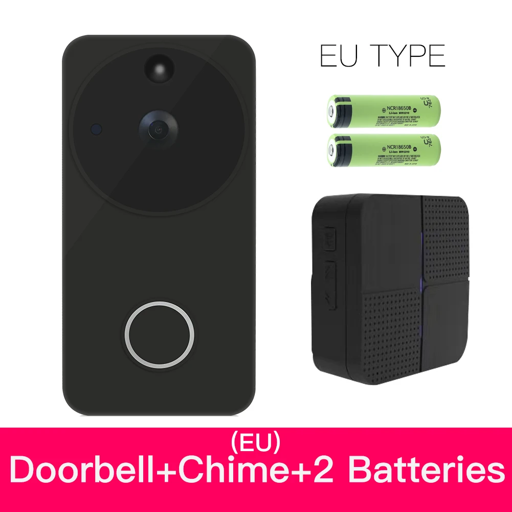 Option 12 Tuya Smart Life беспроводной умный видео дверной звонок камера Full HD PIR Обнаружение движения камера ночного видения работа с Alexa Echo Show - Цвет: Option 12