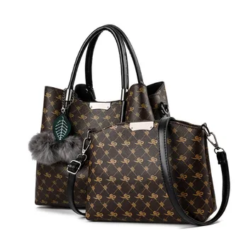 

2020 New Sale Bolsos Mujer Women Leather Handbag Shoulder Crossbody Messenger Composite Bags Tote Bag Ladies For Luxury Bolsas