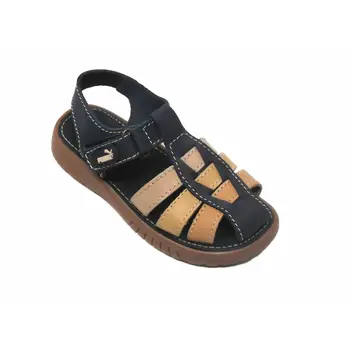 

Sandal Boy Girl Bio Puma Nubuck Leather Bicolor Velcro Closure Rubber Sole