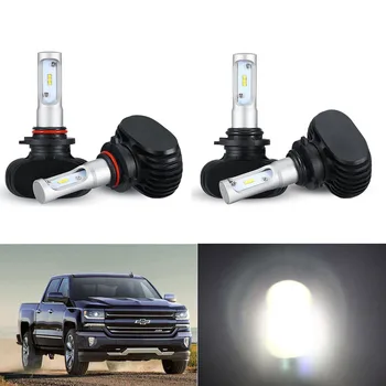 

2sets For Chevrolet Silverado 2500 HD 3500 2001-2004 9005 9006 LED Headlight Bulbs Kit
