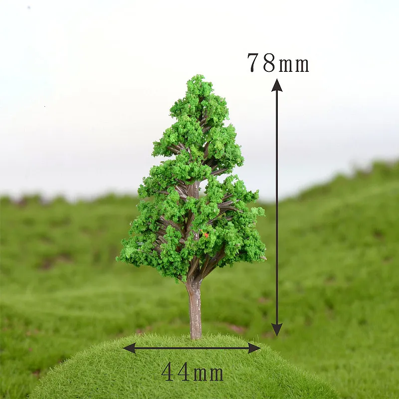 Пластиковые миниатюрные садовые фигурки микроландшафта 1 шт. популярные мини украшения для дома Сакура моделирование деревьев высокое качество