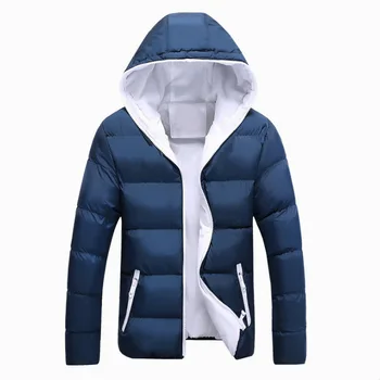 

Jackets Men 2020 Winter Casual Outwear Windbreaker Jaqueta Masculino Slim Fit Hooded Fashion Overcoats Homme Plus Size