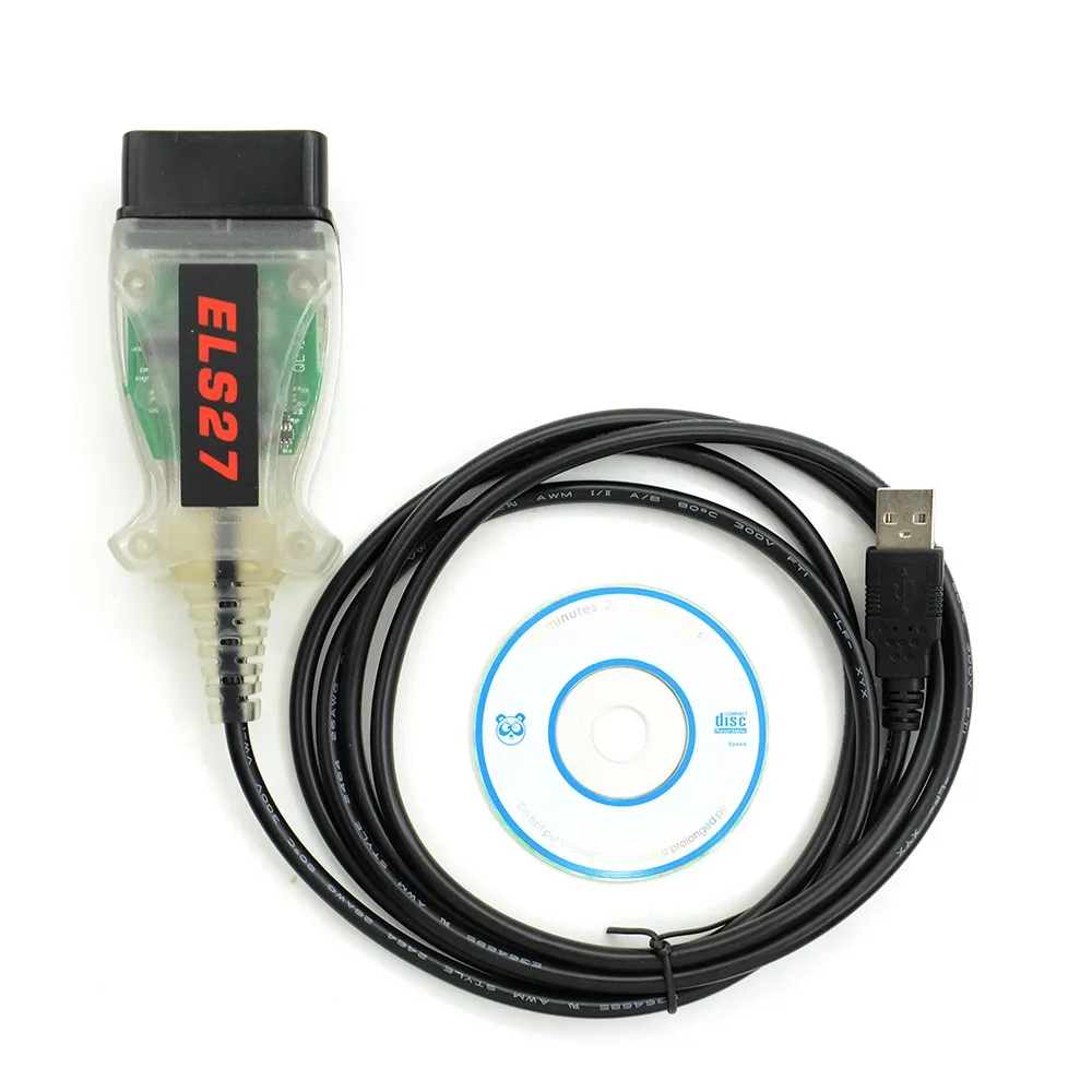 ELS27 FORScan сканер 2.2.6 PIC24HJ128GP FTDI для Ford/Mazda/Lincoln/Mercury автомобилей OBD2 Диагностический кабель Поддержка ELM327 J2534 - Цвет: Black