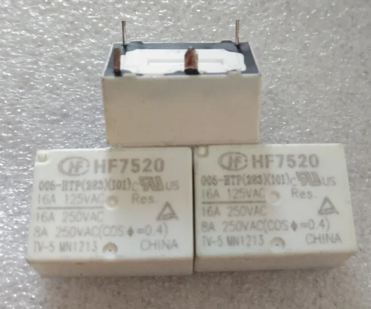 Relé Hf7520 10 005-htp Hf7520 012-htp Hf7520 024-htp Hf7520012-htp Hf7520-009-htp Hf7520 012 Htp 4pin 16a 9v 12v Pcs 100 Novo