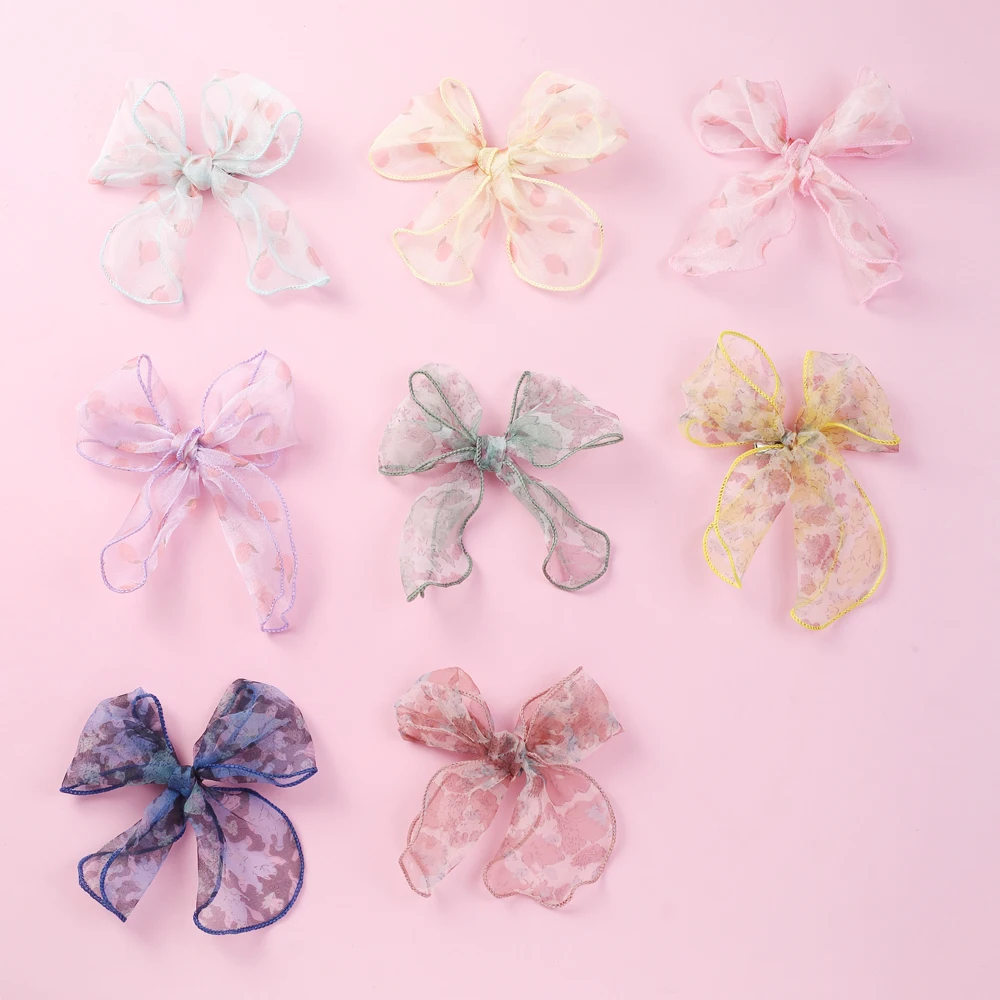 

Baby Hair Clips Hair Pins for Girls Floral Bows Headband Kids Barrettes Lace Hairpin DIY Handmade Hairband Baby Hair Accessories