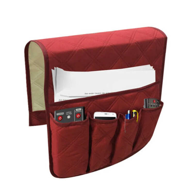 Waterproof Sofa Couch Armrest Storage Bag Bedside Hanging Pouch Pocket Book Phone Sundries Holder Organizer Case | Дом и сад