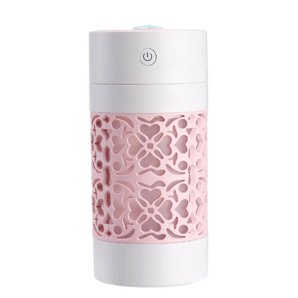 250 мл USB Lucky Cup увлажнитель воздуха 3 в 1 Арома эфирный диффузор увлажнитель очищающий воздух@ LS - Цвет: Розовый