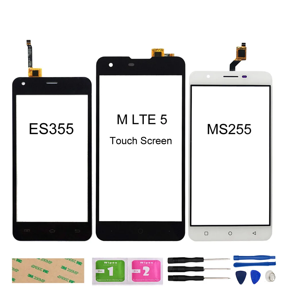 

For DEXP Ixion M LTE 5 Touch Screen For DEXP Ixion ES355 MS255 Touch Screen Digitizer Glass Panel Sensor Front Glass Parts