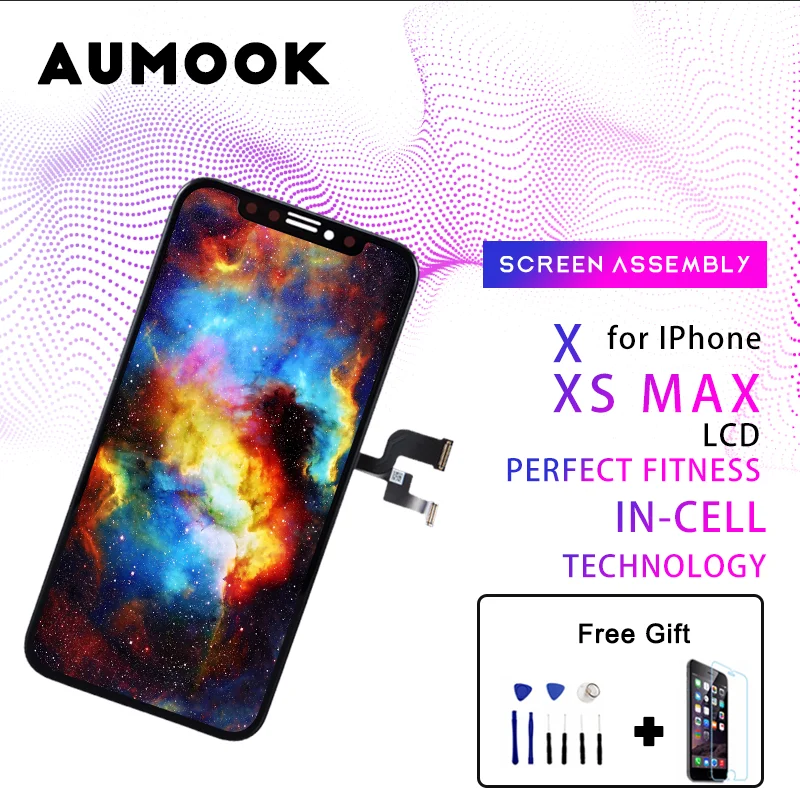 

Premium Quality for IPhone X LCD Display In-cell technology Touch Screen Digitizer LCD For IPhone XS MAX Replacement Assembly