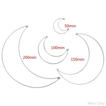 

Metal Dream Catcher Moon Hoop for DIY Handmade Dreamcatcher Macrame Accessories Ju01 20 Dropship