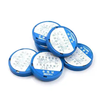 

1pc Dental Stainless Steel Wire 0.5/0.6/0.7/0.8/0.9/1.0mm Mayitr For Teeth Orthodontic Surgical Instruments