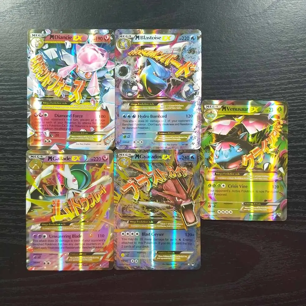 TAKARA TOMY Покемон карты 20GX энергии мега карты коллекции битва сияющая палуба настольная игра Детские игрушки флэш-карты игрушки