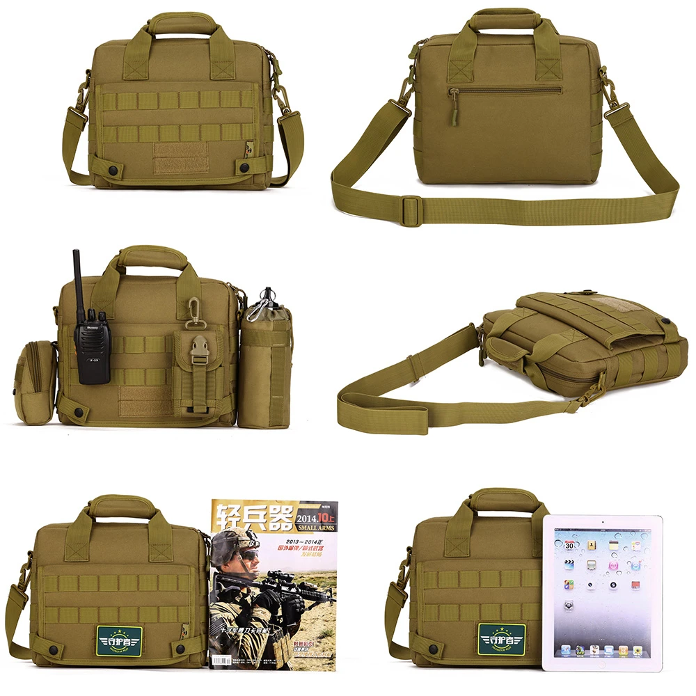 Тактическая Военная камуфляжная сумка на плечо, походная сумка через плечо, Спортивная армейская сумка-мессенджер для 10 дюймов, водонепроницаемая сумка