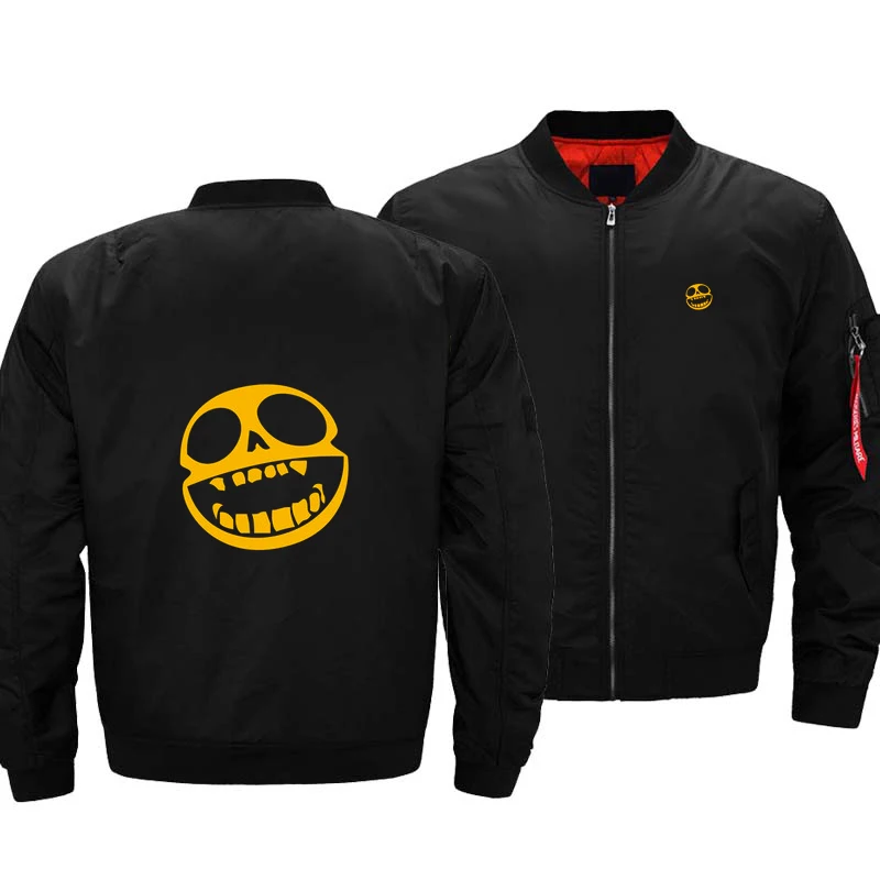 

Men Bomber Jacket Army Military Flight Pilot Jackets MA1 Print Logo Waterproof Coat Autumn fashion padded Outerwear dropship