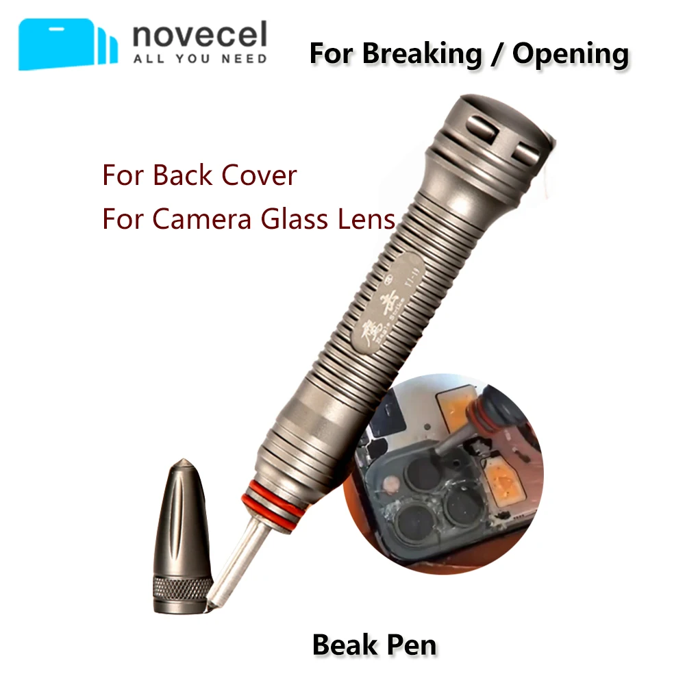 Back Cover Camera Glass Lens Break Crack Pen For iPhone 11 12 pro max Rear Housing Battery Glass Camera Lens Blasting RepairTool afbeelding