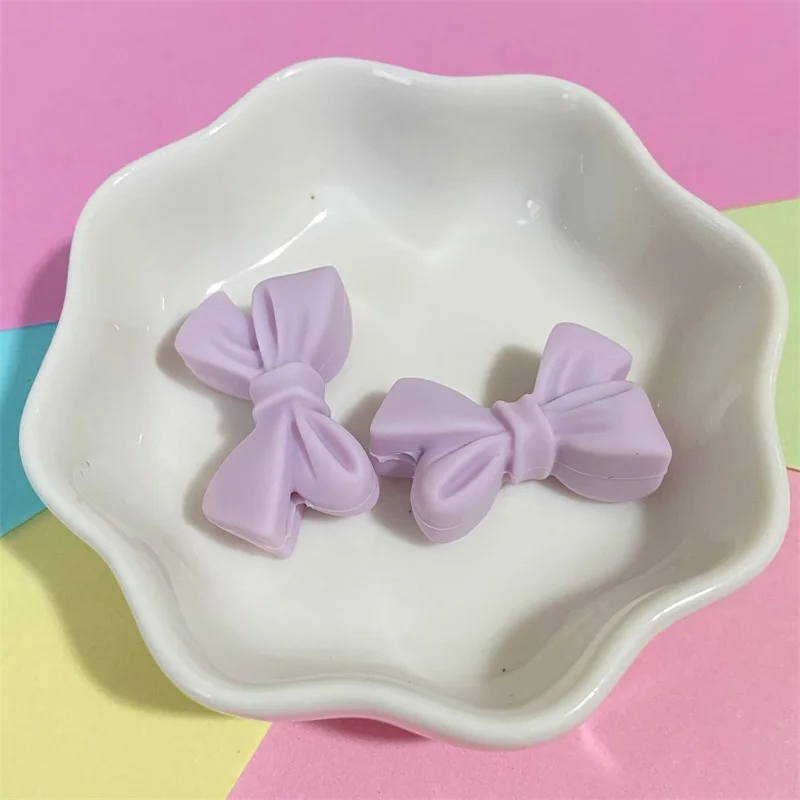BPA Free Butterfly Shape Silicone Beads 10pcs for Pacifier Clips Baby Toys Baby Teether DIY Making Necklace teething toys silicone teething toys baby teething toys silicone beads silicone teething beads