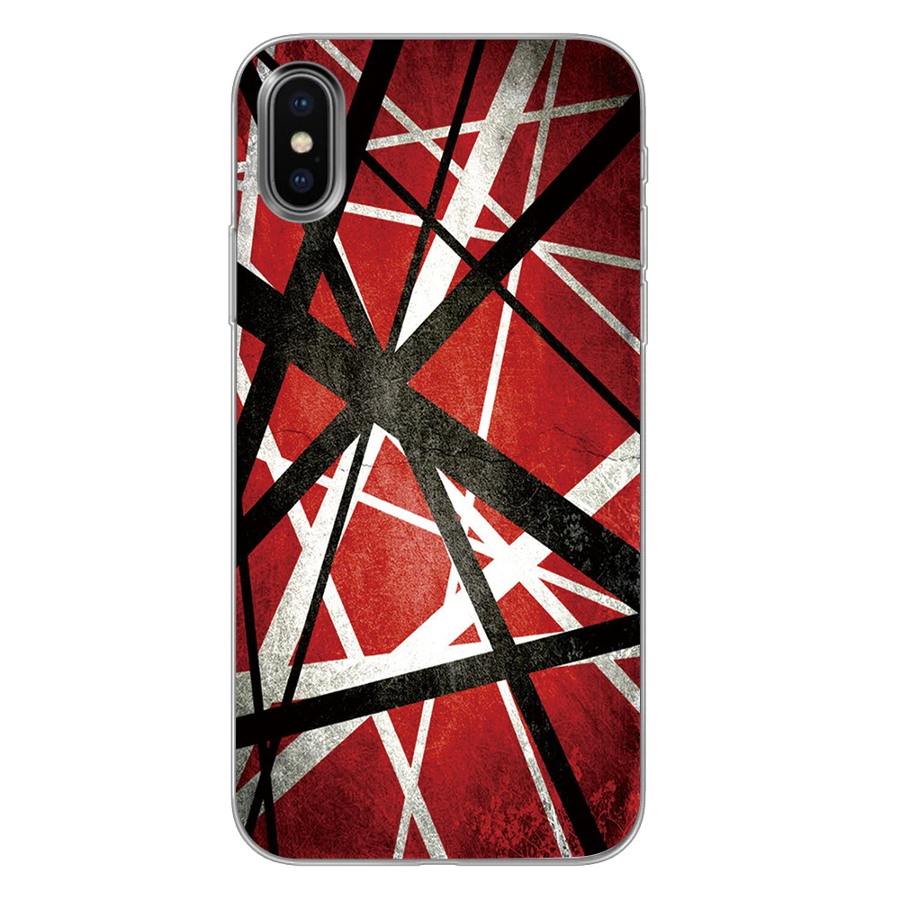 5 Силиконовые чехлы для телефонов Van Halen в полоску для iPhone 5 5S SE 6 6s 7 8 Plus X XS Max XR задняя крышка - Цвет: 5