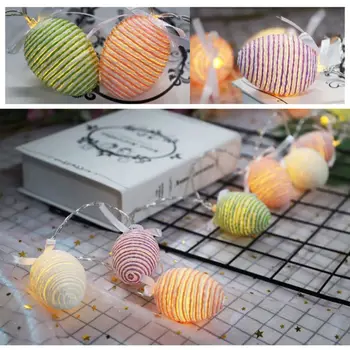 

1 Set Exquisite Easter Eggs Lights String Battery Powered Festive LED Lamp Decor