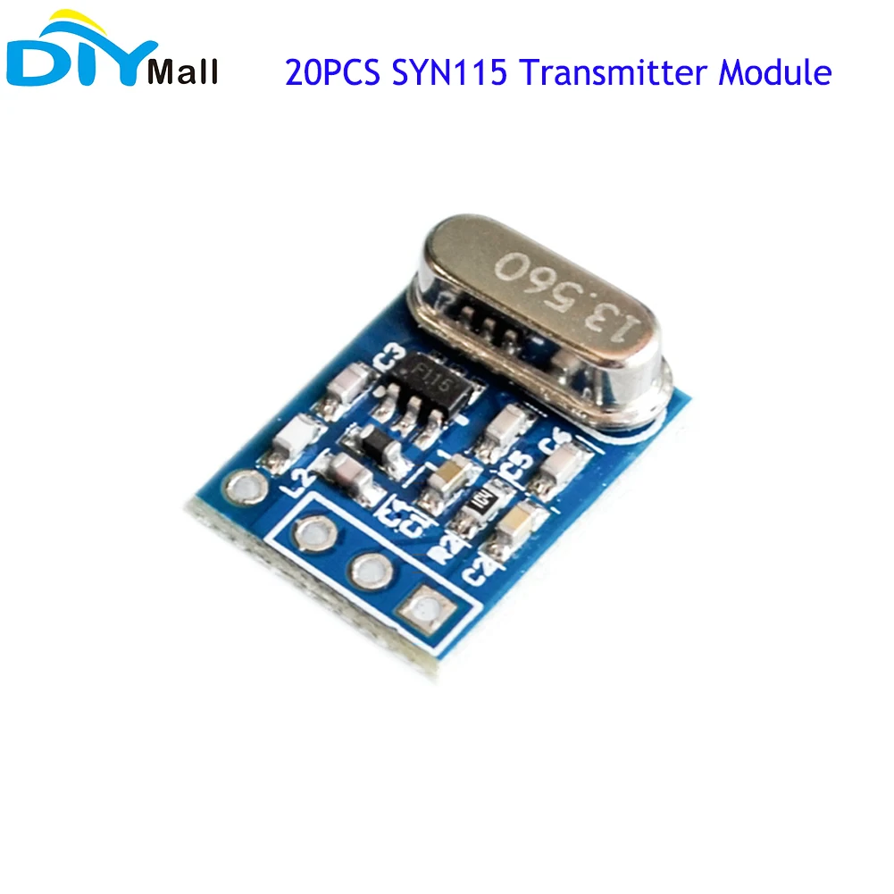 

20Pcs/Lot SYN115 F115 433MHz ASK Wireless Transmitter Module Work with SYN480R Receiver Module