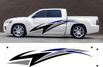 

For 2Pcs/Pair VINYL GRAPHICS DECAL STICKER CAR BOAT AUTO TRUCK 100" MT-152-Y-M Car styling