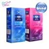 Condones Sweet Dream Life 100 unids/lote de látex Natural lubricado suave, condones controladores para hombres, Juguetes sexuales, productos sexuales LF-011 ► Foto 1/6