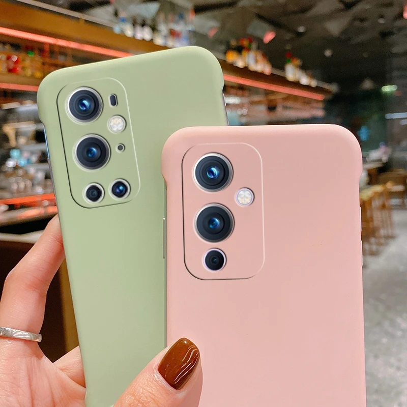 Borderless Protective Case For Oneplus 9 Pro For One Plus 10 8T 8 7 7T Pro 1+9R 10 Candy Color Matte Frameless Shockproo_voghion.com