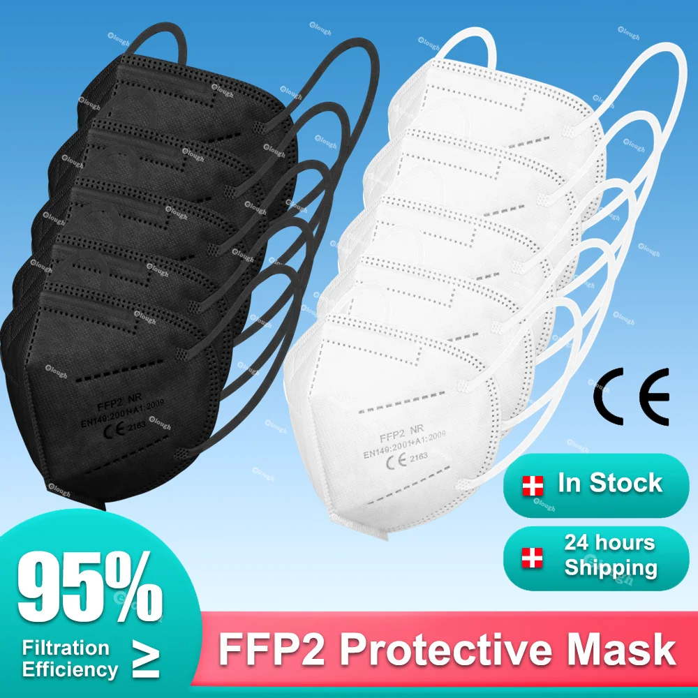 Mask FFP2 Mascarillas KN95 Certificadas Adulto 5 Layer Protective ffp2mask Dustproof Respiratory Mask fpp2 Masque ffp 2 | Безопасность