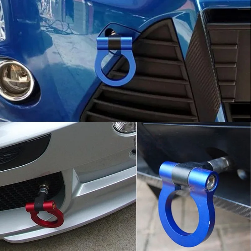 

Universal Car Towing Bar Racing Tow Hook For BMW E30 E36 E46 E80 E81 E90 E91 Etc Auto Trailer Ring Accesories