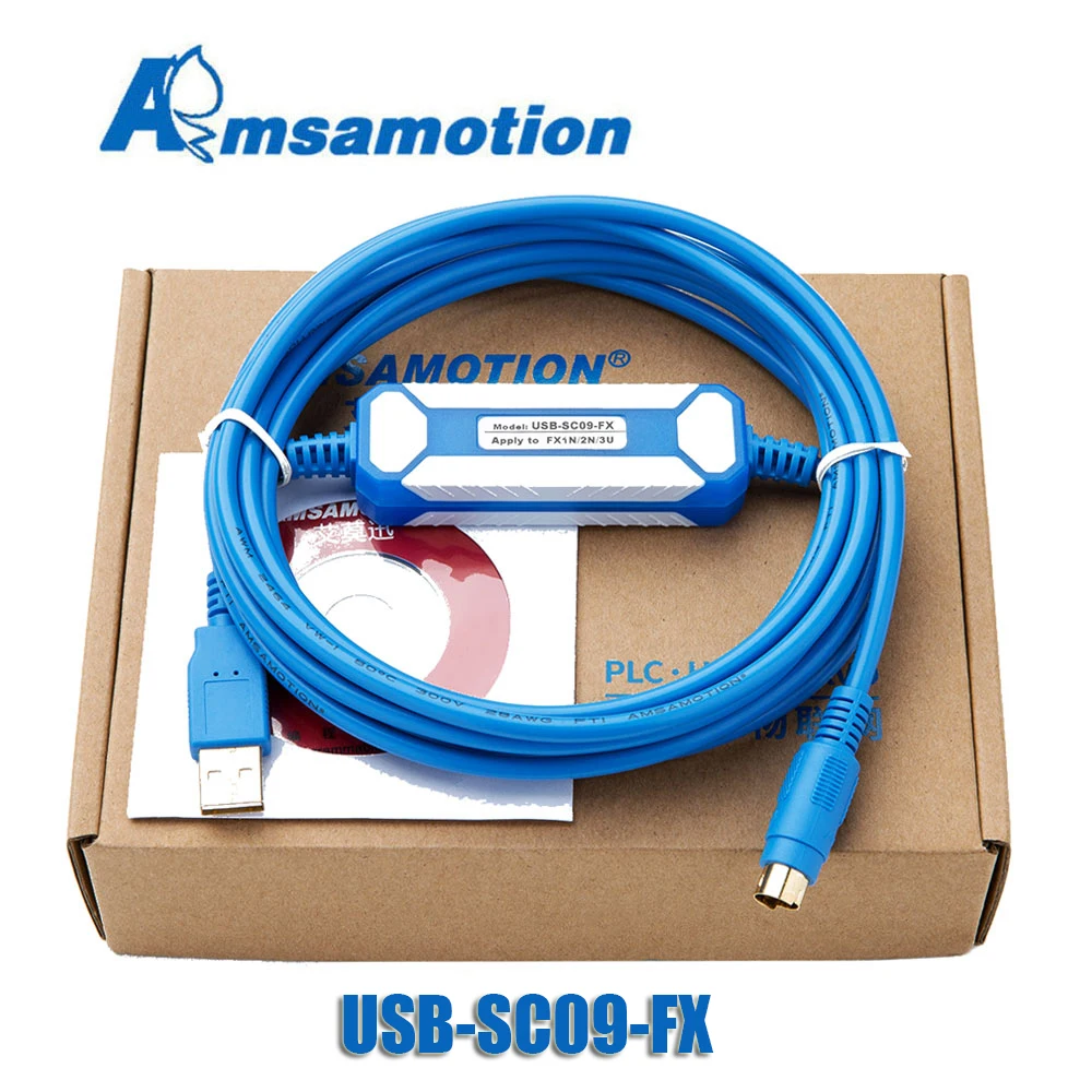 Gold Plated Version USB-SC09-FX для Mitsubishi PLC Кабель для программирования совместимый FX-USB-AW помехи FX2N/FX1N/FX0/FX0N/FX0S/FX1S/FX3U - Цвет: Gold Plated Version