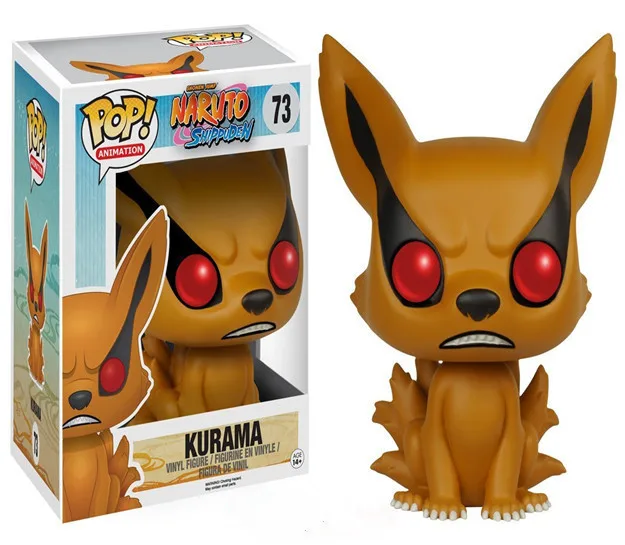 Аниме «Наруто» Funko Pop71# героя аниме «Наруто 72# как у героя мультфильма Саскэ 97# девять ламы 73