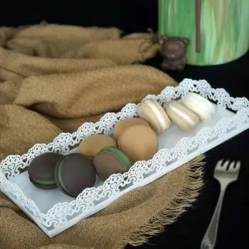 

Rectangle Tray for Cupcake Wedding Cake Tools For Display Decoration Plate Party Event Home Decoration Bakeware