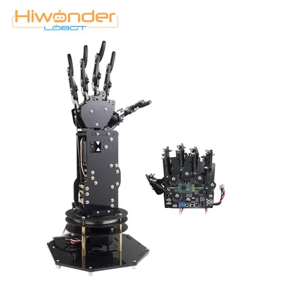 kits5 Deft hand mechanical palm open source kit uHand Bionic robot somatosensory control - Цвет: kits5