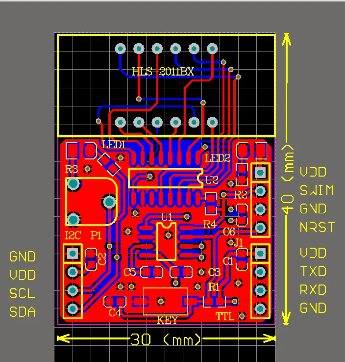 Минимальный микроконтроллер Stm8s001J3 макетная плата лапками углублением Sop-8 посылка бортовой TM1652 цифровой модуль трубка