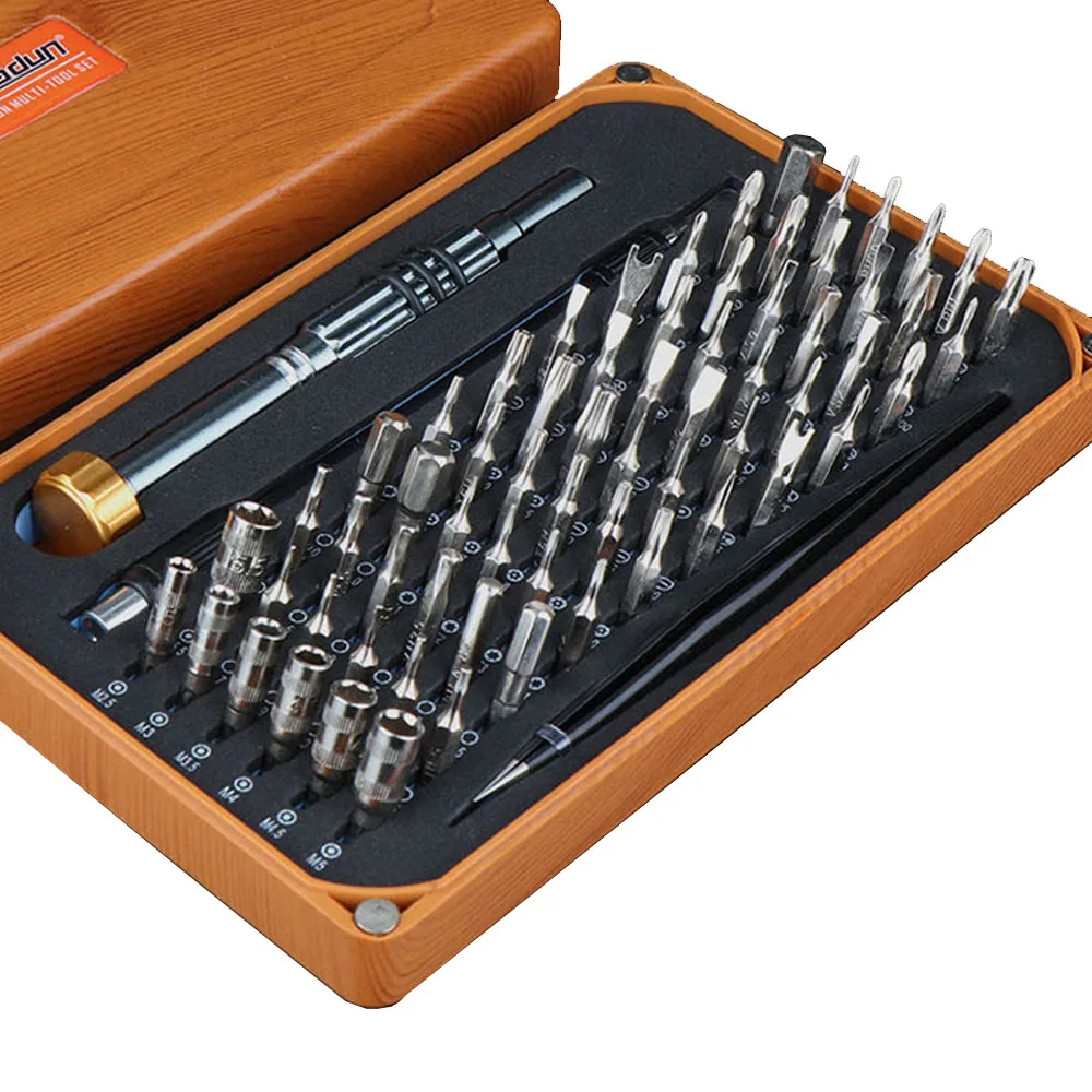 

Three types of 69 in 1 Precision Screwdriver Set with 66 Bit Magnetic Driver Kit Hand Tools Electronics Repair Tool Kits