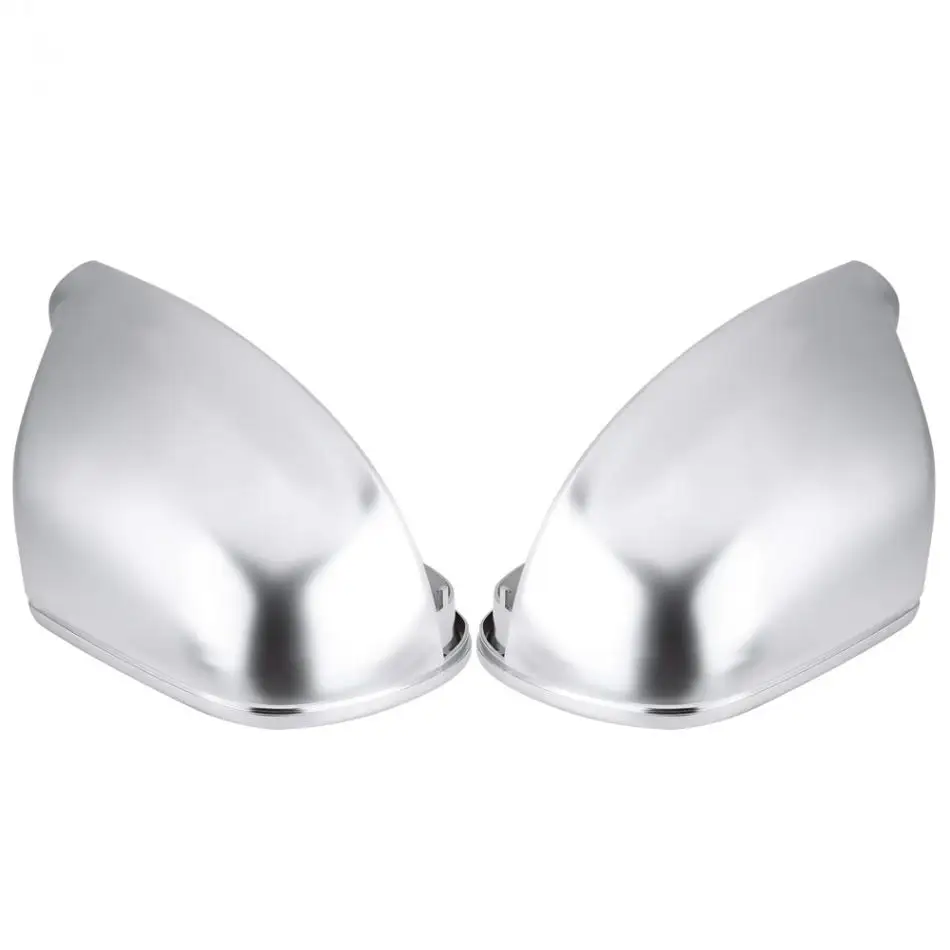 

For Audi Q5 2009-2015 Q7 2009-20171 Pair Matte Chrome ABS Rearview Mirror Shell Cover Side View Protection Cap Wing Mirror Cover