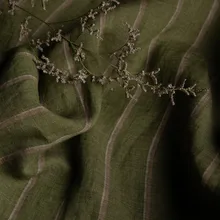 Качественная льняная ткань в полоску tissu Модная рубашка и платье ткани